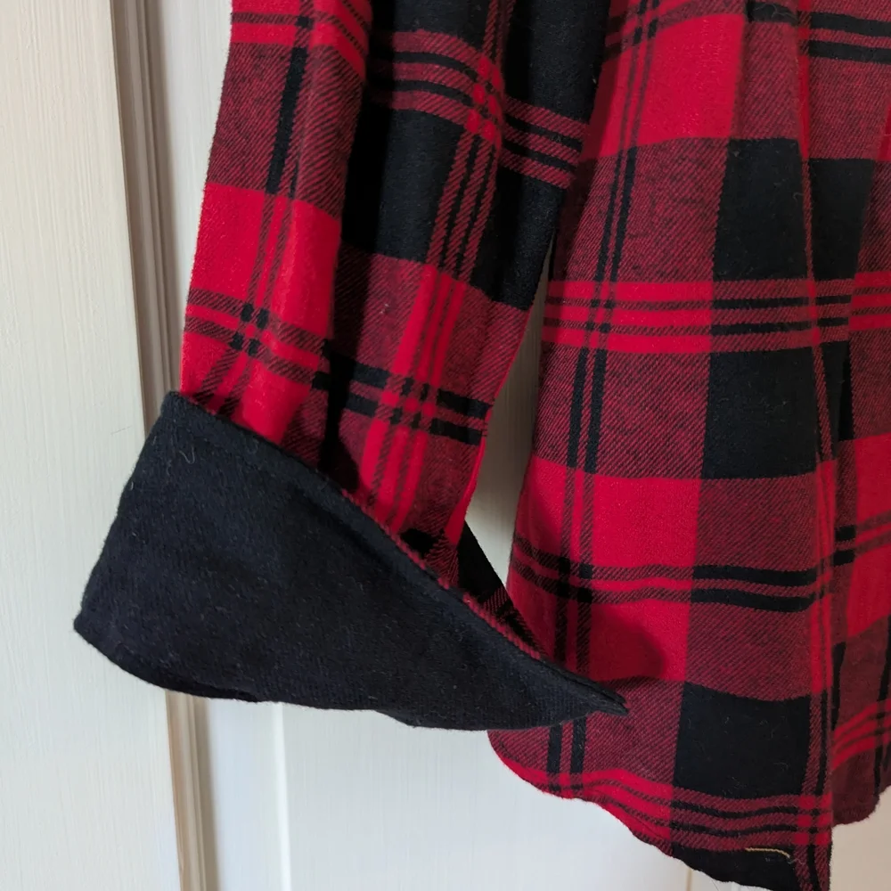 Weatherproof Vintage Red and Black Plaid Shirt - L - Picture 5 of 10